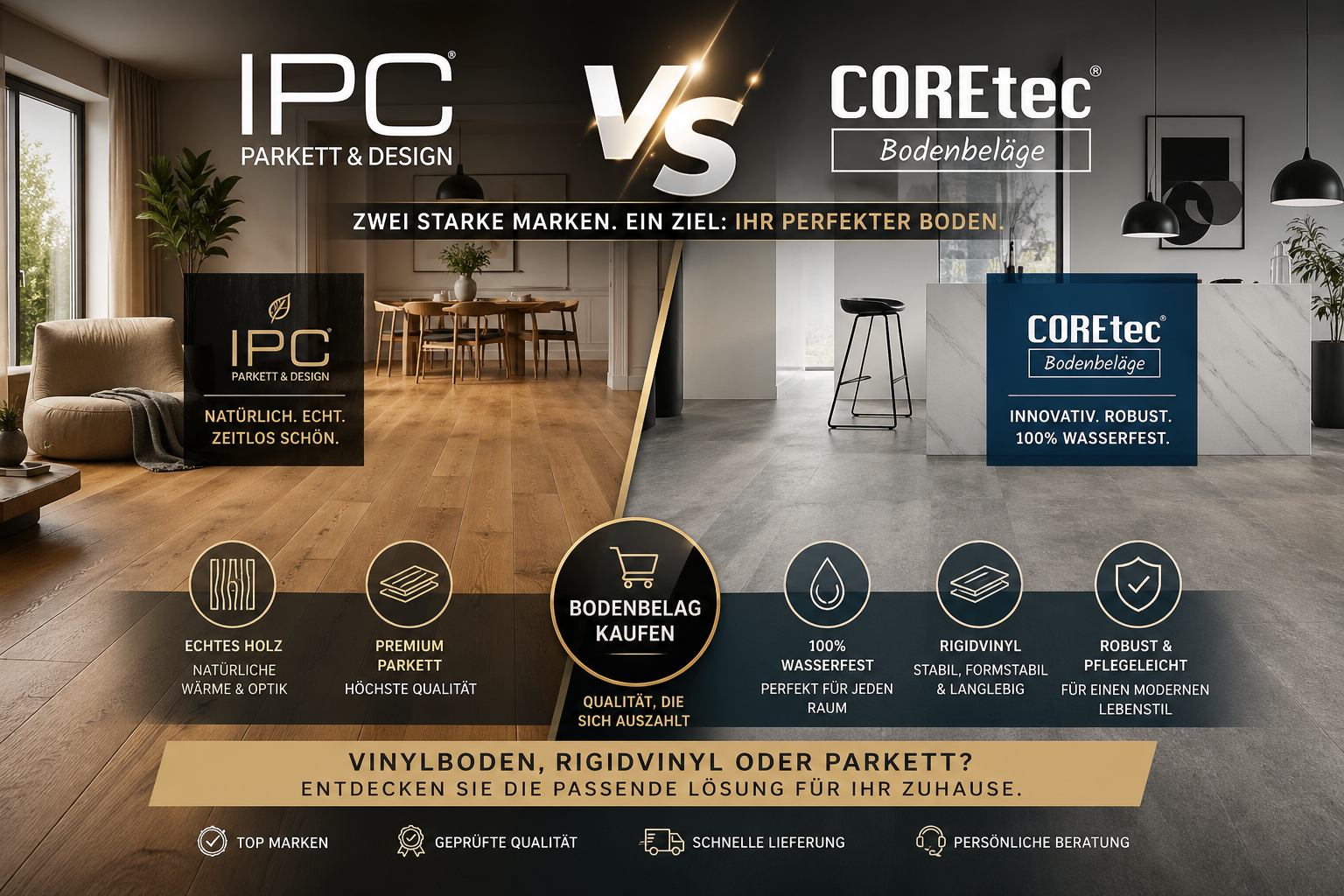 IPC Parkett oder CoreTec